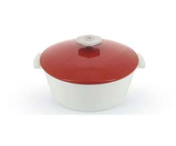 RVL 2 Kasserolle rund,  26 cm, 3.4 l, rot, Gasherd