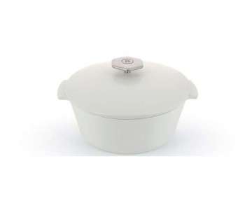 RVL 2 Kasserolle rund,  26 cm, 3.4 l, weiss, Induktion