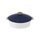 RVL 2 Kasserolle oval, 33x27x16 cm, 4.2 l, blau, Gasherd