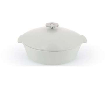 RVL 2 Kasserolle oval, 33x27x16 cm, 4.2 l, weiss, Gasherd