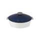 RVL 2 Kasserolle oval, 33x27x16 cm, 4.2 l, blau, Induktion