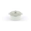 RVL 2 Kasserolle rund m. Glasdeckel,  19 cm, 1.5 l, weiss