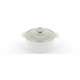 RVL 2 Kasserolle rund m. Glasdeckel,  19 cm, 1.5 l, weiss