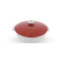 RVL 2 Kasserolle rund u. tief,  28 cm, 3.6 l, rot, Indukk.