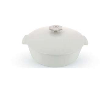 RVL 2 Kasserolle rund u. tief,  28 cm, 3.6 l, weiss, Induk.