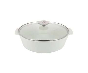 RVL 2 Kasserolle oval m. Glasdeckel, 33x27x16, Induktion