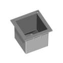 Elastomoule Backform Wrfel 6.5x6.5cm m.umgekehrter Pyramide