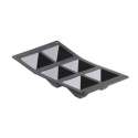 Moul Flex Backform 17.5x30cm fr 6 Pyramiden