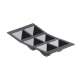 Moul Flex Backform 17.5x30cm fr 6 Pyramiden