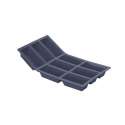 Moul Flex Backform 17.5x30cm fr 9 Cakes