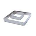 Patisserierrahmen quadratisch, verstellbar 30-57cm H: 5cm