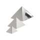 Pyramidenform 6x6cm