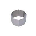 Tortenring achteckig  6cm