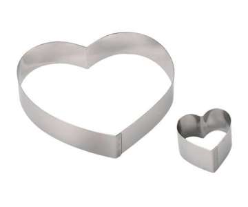 Tortenring Herz 18cm H: 4cm