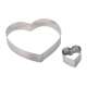 Tortenring Herz 18cm H: 4cm