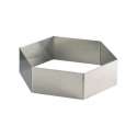 Tortenring Hexagon 6cm H: 4.5cm