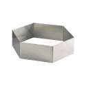 Tortenring Hexagon 7cm H: 4.5cm