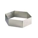 Tortenring Hexagon 16cm H: 4.5cm
