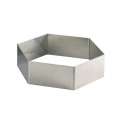 Tortenring Hexagon 22cm H: 4.5cm