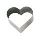 Tortenring Herz 6cm H: 4.5cm