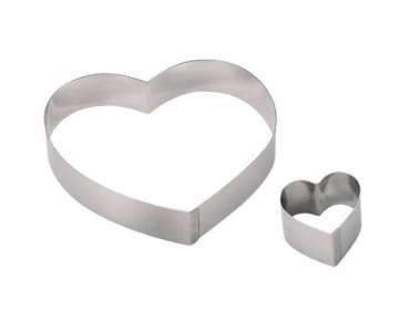 Tortenring Herz  3.25cm