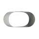 Tortenring oval lang  4.5cm