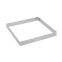 Tortenring quadratisch perforiert 17.5x17.5cm H: 2cm