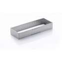 Tortenring rechteckig perforiert 12x4cm H: 2cm
