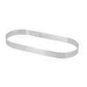 Tortenring oval lang perforiert 14.5x3.5cm H: 2cm