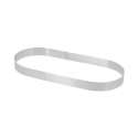 Tortenring oval lang perforiert 27x8cm H: 2cm