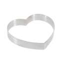 Tortenring Herzform perforiert 12cm H: 2cm