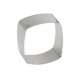 Tortenring quadratisch gewlbt 6x6cm H: 4cm
