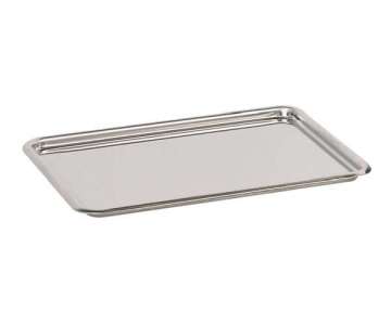 Backwarenplatte mit rundem Rand 24x19 cm