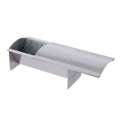 Cakeform dreieck mit Muster 18x8cm H:6.5cm mit Silikondeckel