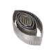 Ausstecher oval spitz, geriffelt 10x5cm