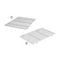 Edelstahlrost mit Fssen GN1/1 53x32.5cm