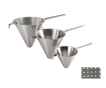 Spitzsieb  27cm, Perforierung 1.5mm