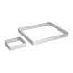 Tortenring quadratisch 12x12cm H: 2cm
