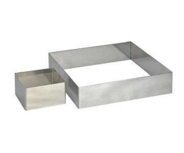 Tortenring quadratisch 8x8cm H: 4.5cm