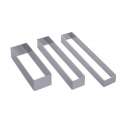Tortenring rechteckig 5x2.5cm H: 2.5cm