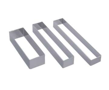 Tortenring rechteckig 5x2.5cm H: 2.5cm
