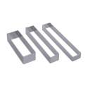 Tortenring rechteckig 8x2.5cm H: 2.5cm