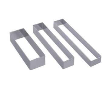 Tortenring rechteckig 12.4x4.3cm H: 4cm