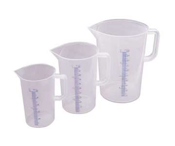 Messbecher graduiert 0.5 lt.