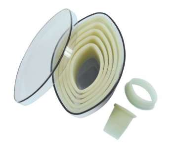 Ausstechersatz Schiff glatt 7-teilig 2-11cm H: 5cm