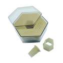 Ausstechersatz Sechseck glatt 9-teilig 1.5-9cm H: 5cm