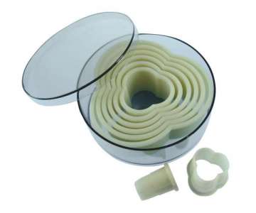 Ausstechersatz Klee 8-teilig 1.5-10cm H: 5cm