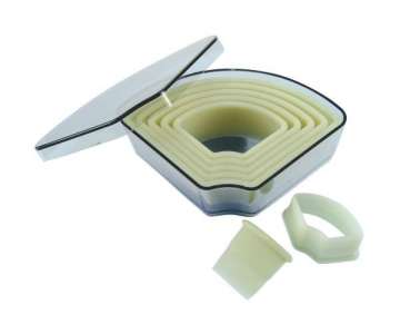 Ausstechersatz Trapez 7-teilig 1-12cm H: 5cm