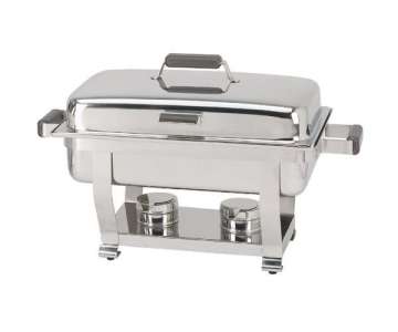 Chafing Dish GN 1/1 mit Deckel und 2 Brenner