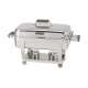 Chafing Dish GN 1/1 mit Deckel und 2 Brenner